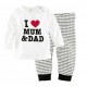 I Love Mum & Dad Pyjama Set 